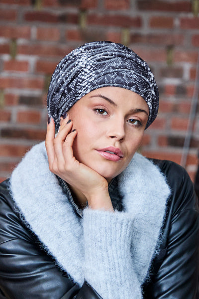 Lea - Cuffia in poliestere/viscosa - Blue Snake 1593-4063