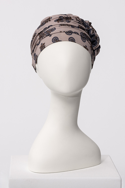 Turbante Lotus - Cuffia in Viscosa di Bambù - fantasia 1008-4116
