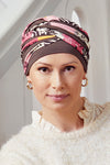 Turban Shanti - Turban in Viscose of Bamboo - patterned 1331-0624