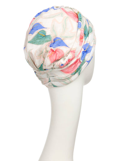 Turbante Shakti - Cuffia in lino - Fantasia - 1417-4080