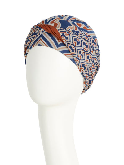 Turbante Shakti - Brazalete en viscosa de bambú con estampado de 1418-0618