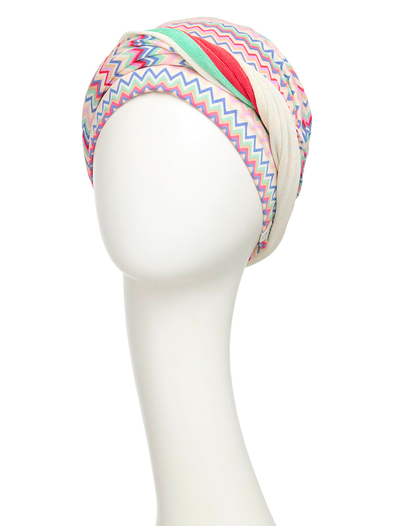 Turbante Shakti - Cuffia in viscosa di bambù - fantasia 1418-4079