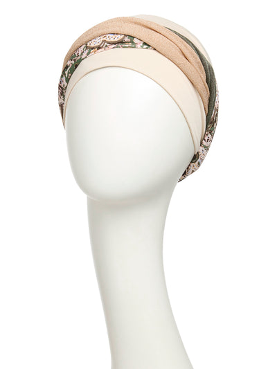 Turbante Shakti - Cuffia in viscosa di bambù - fantasia 1520-4090