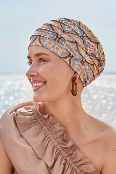 Yoga - Cuffia in lino - Fantasia 1570-4081