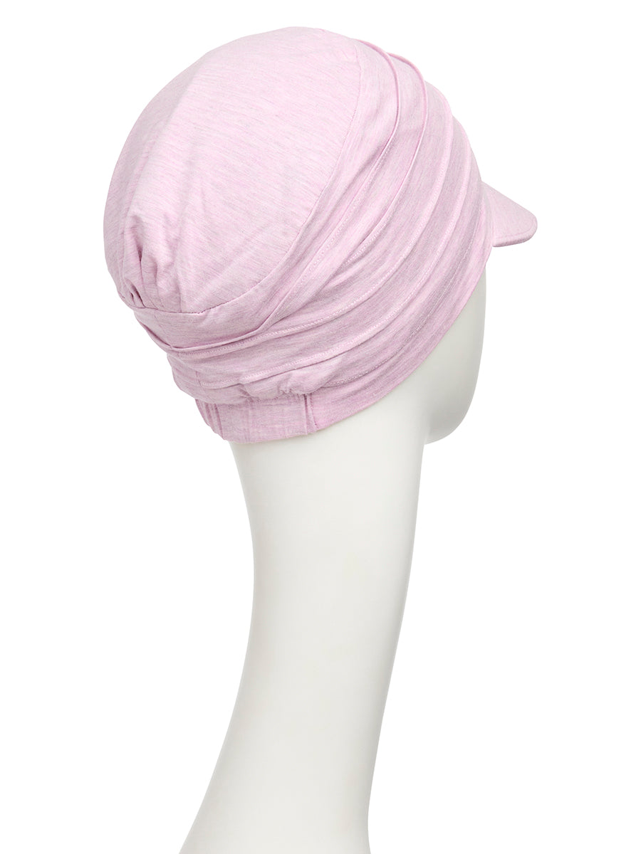 Yoga Cap - Cuffia con visiera - Rosa melangé 1582-0320