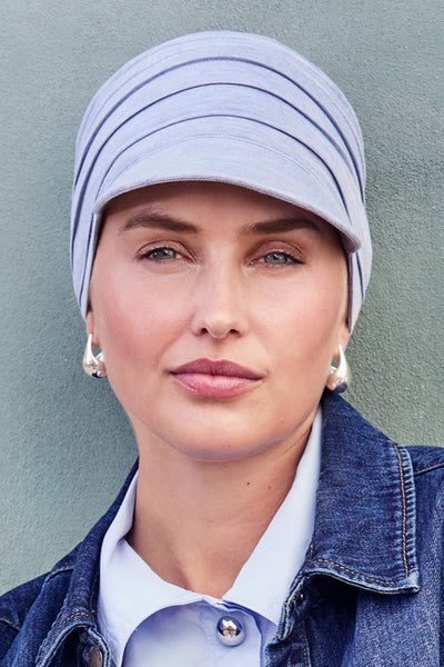 Yoga Cap - Cuffia con visiera - Azzurro chiaro melange 1582-0469