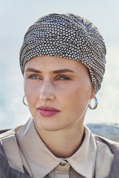 Turbante Joyo - Cuffia in Viscosa di Bambù - Fantasia 1584-4076