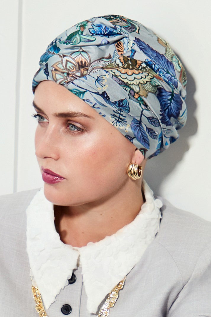 Ciana - Cuffia in seta - fantasia 1586-4091