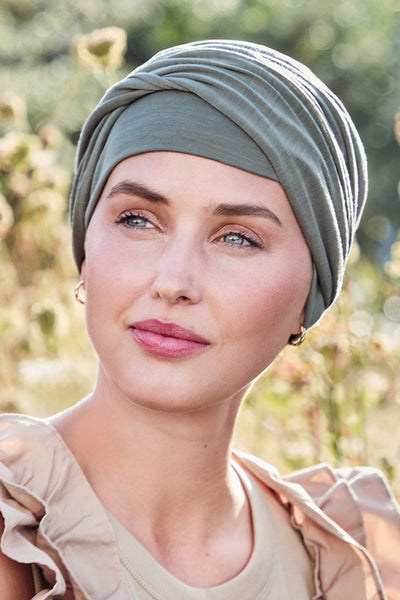 Shakti - Turbante in Tessuto 37.5® Technology - salvia 1596-4062