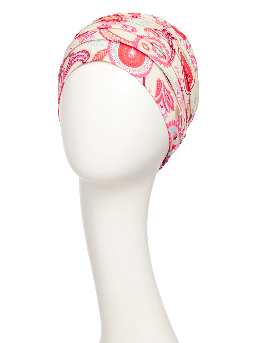 Turbante Yoga - Cuffia in Viscosa di Bambù - fantasia - 2000-4078