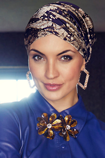 Sapphire - Turbante in poliestere - fantasia 3026-0890