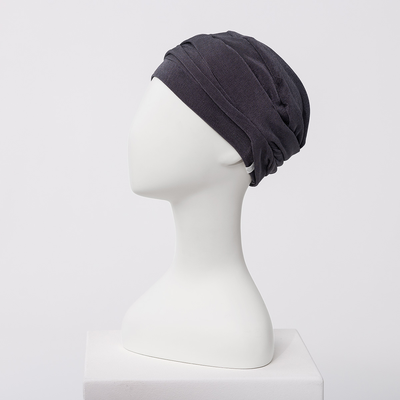 Aria - Turbante in poliestere/viscosa di bambù – Grigio/Blu 3050-4154