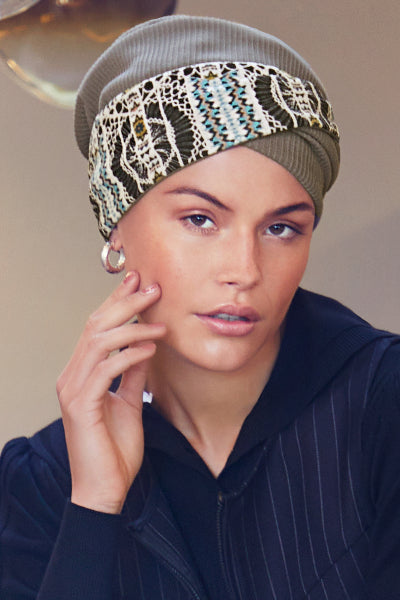 The Emmy - Turban with a Headband-cotton/polyester - fantasy 1443-0621