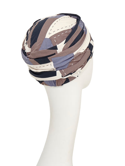 Turbante Lotus - Cuffia in Viscosa di Bambù - fantasia 1008-4007