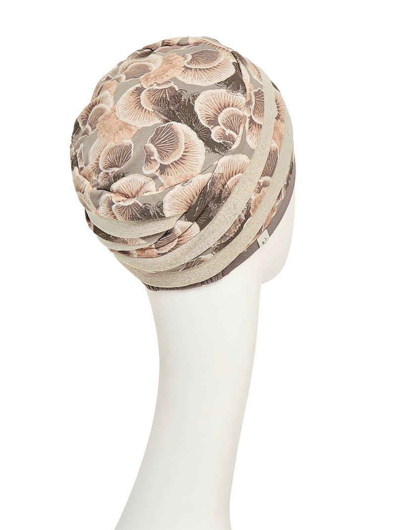 Turbante Shanti - Brazalete en Viscosa de Bambú con estampado de 1331-0624