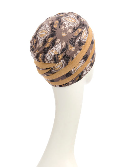 Turbante Shanti - Cuffia in Viscosa di Bambù - fantasia 1331-4047