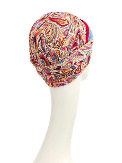 Turbante Shakti - Cuffia in viscosa di bambù - fantasia 1418-4046
