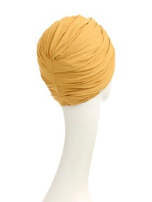 Turbante Joyo - Cuffia in Viscosa di Bambù - Ocra 1572-4052