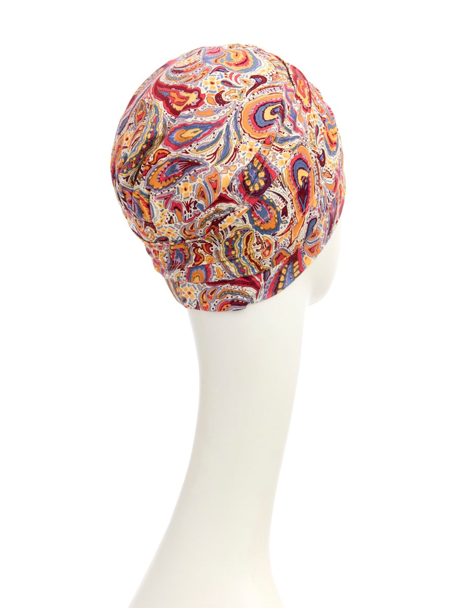 Turbante Yoga - Cuffia in viscosa di bambù - fantasia 2000-4046