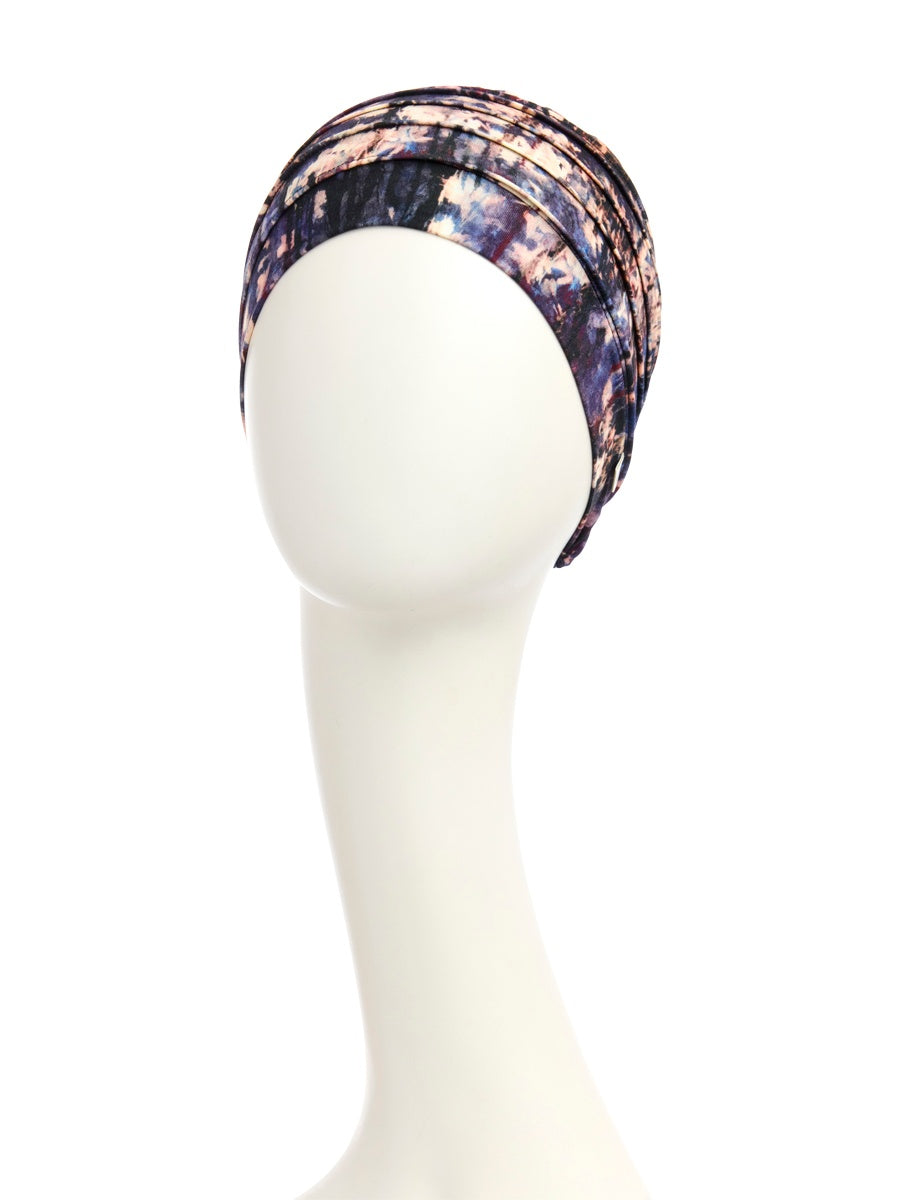 Turbante Yoga - Cuffia in viscosa di bambù - fantasia 2000-4049