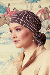 Turban Shakti - Turban in bamboo viscose - patterned 1418-0618