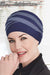 Shanti - Turban in Viscose of Bamboo - blue/blue - 1461-0653