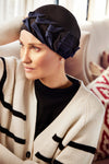 Turban Shakti - Turban in bamboo viscose - patterned 1418-0618