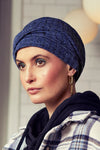 Nelly - Cuffia in poliestere e cotone - blu 1512-0749