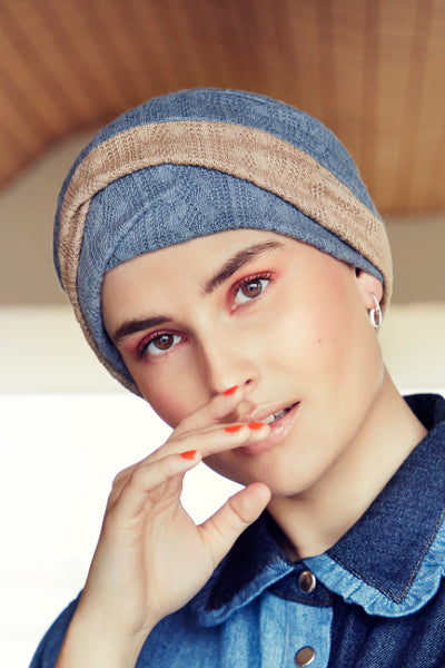 The Emmy - Turban with a Headband-cotton/polyester - fantasy 1443-0621