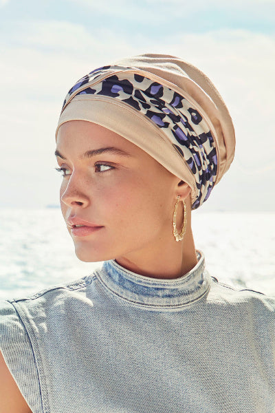 The Emmy - Turban with a Headband-cotton/polyester - fantasy 1443-0621