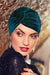 Pearl - Cuffia in velluto - Verde bottiglia 3024-0681