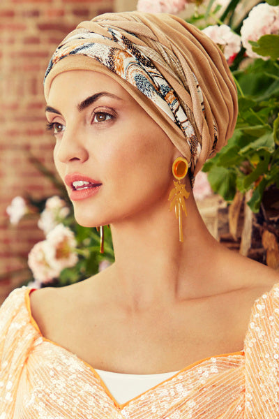 Scarlett - Turbante con fascia rimovibile - 3032-0863